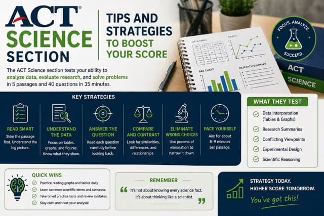 ACT Science Section: Tips and Strategies to Boost Your Score