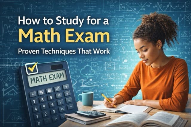 How to Study for a Math Exam - Proven Techniques That Actually Work