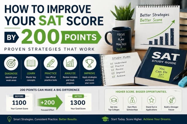 How to Improve Your SAT Score by 200 Points: Proven Strategies