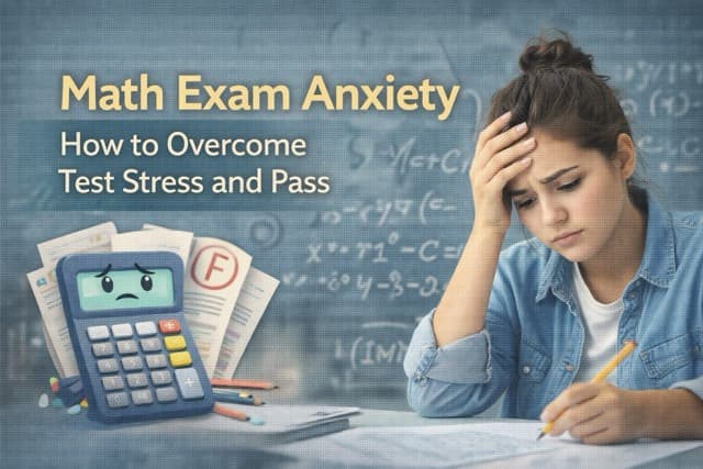Math Exam Anxiety: How to Overcome Test Stress and Actually Pass