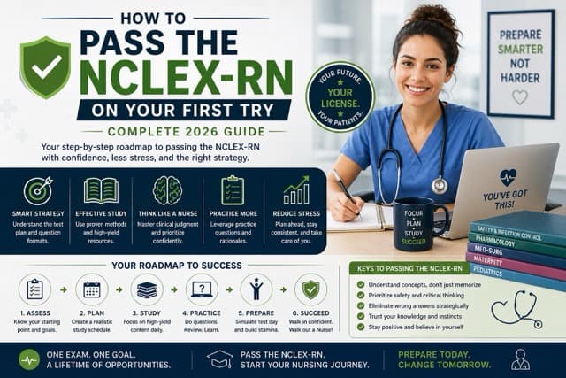 How to Pass the NCLEX-RN on Your First Try: Complete 2026 Guide
